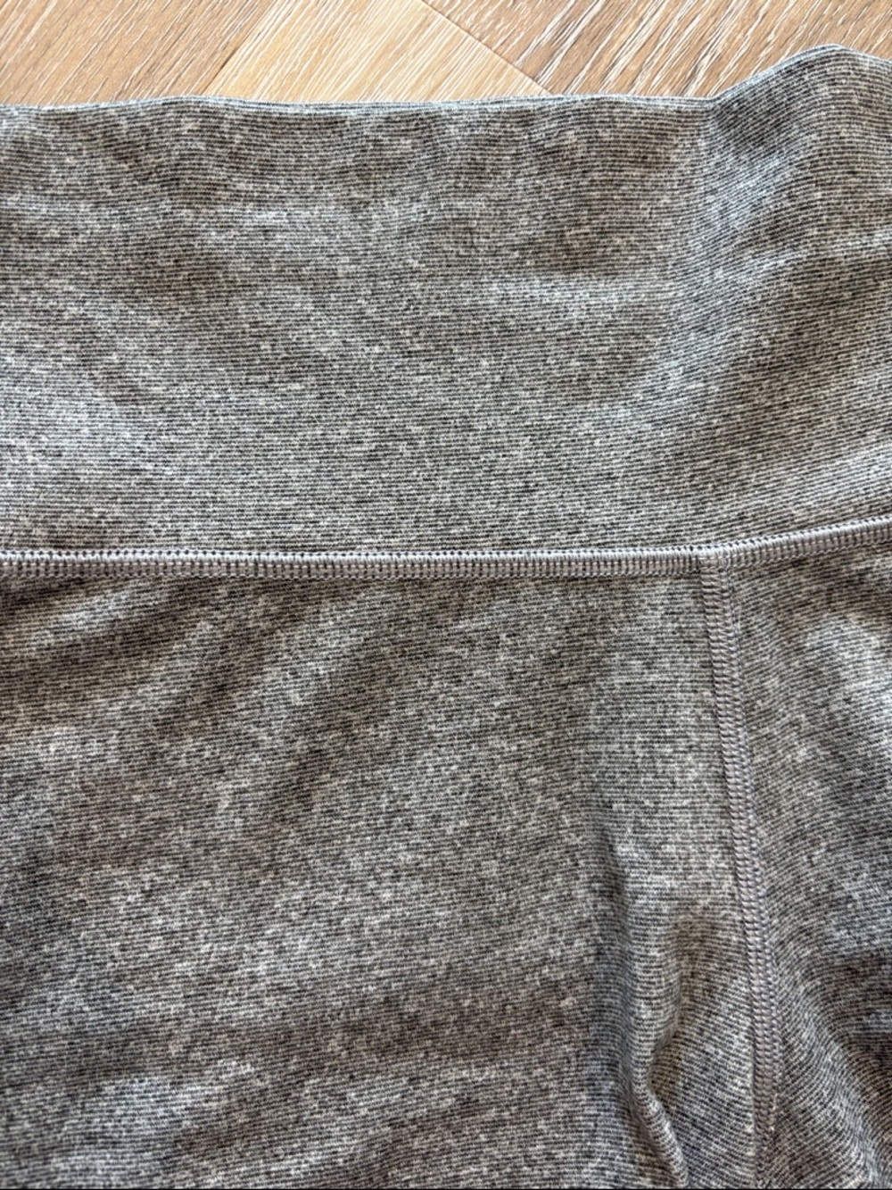 Women's High-Waisted Sports Gray Active Bike Short Stretchy
